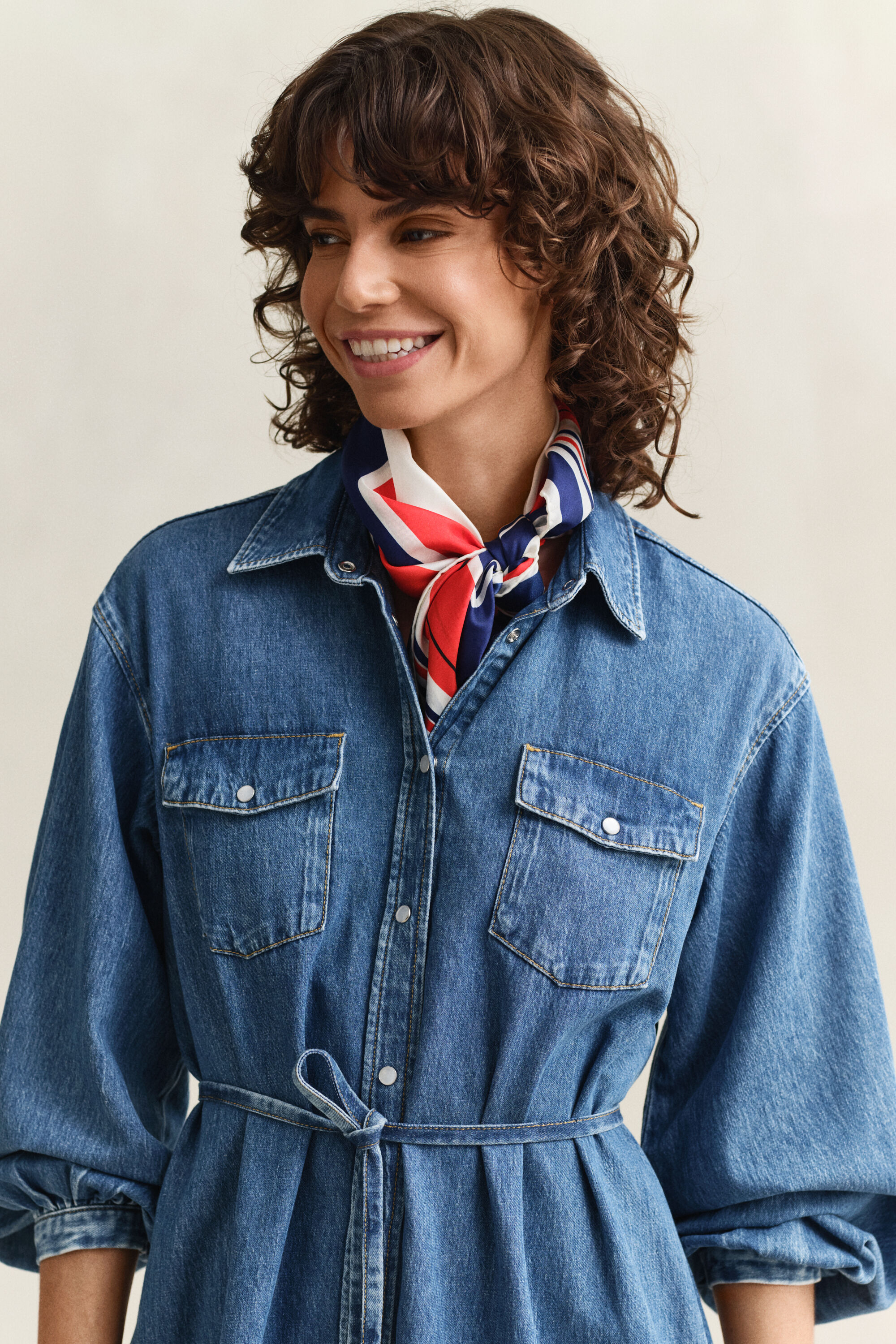 Vestido camisero vaquero