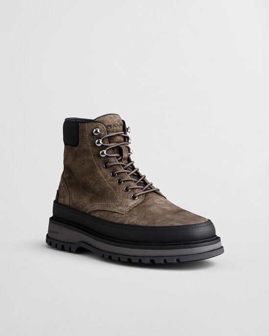 Botas Clafton de ante con cordones
