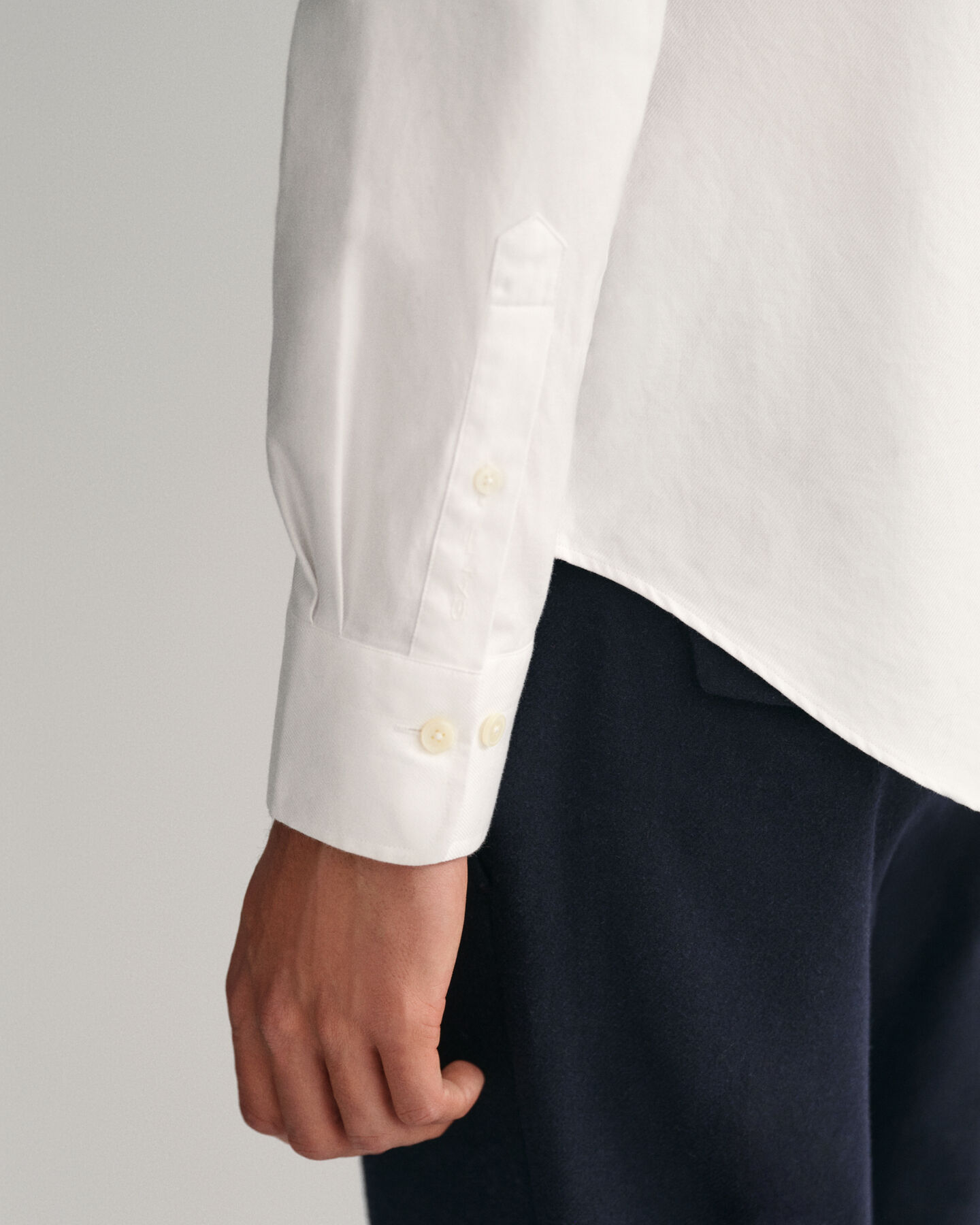 Camisa formal Slim Fit de sarga