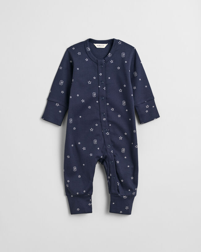 Pijama con estampado de estrellas y G Baby