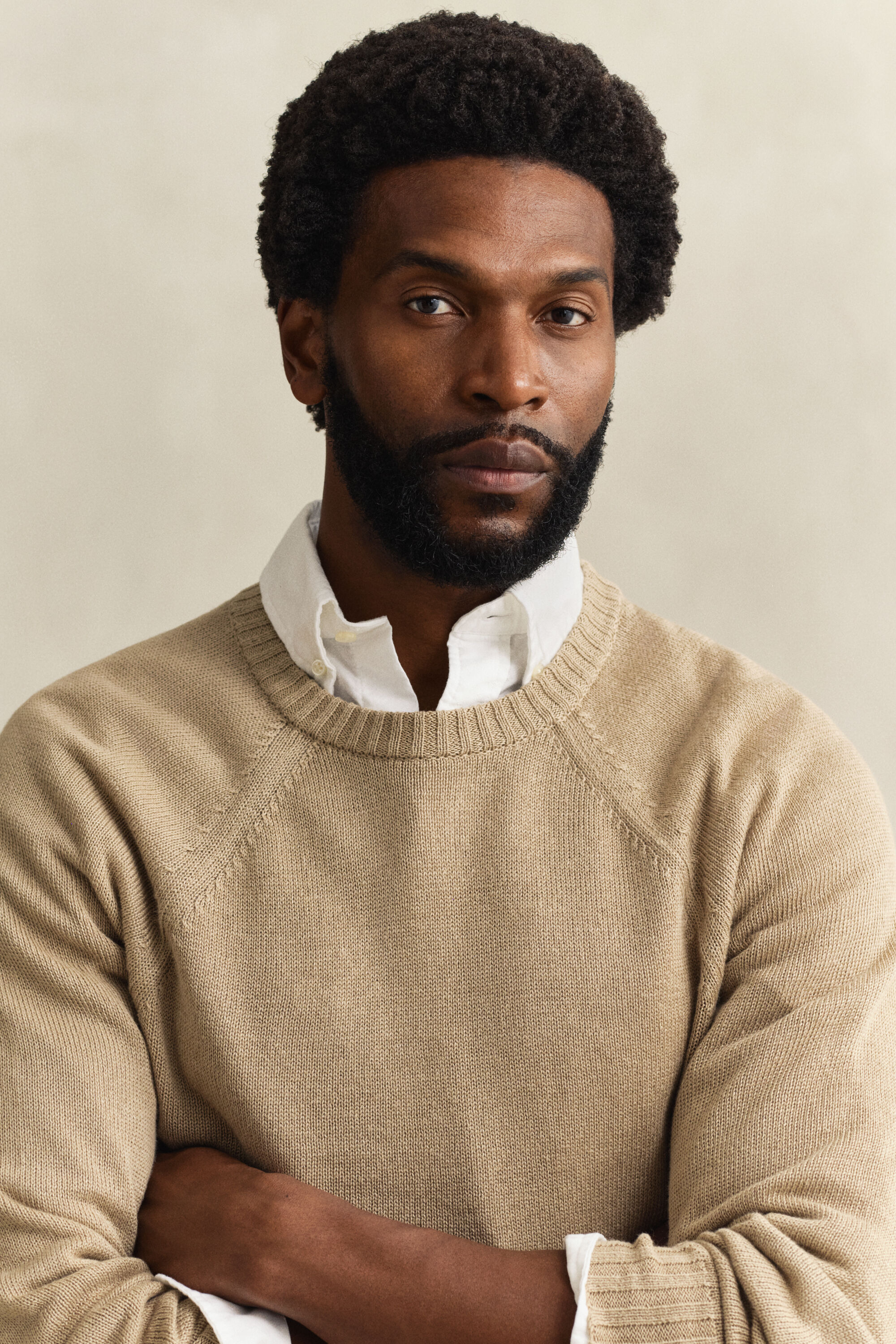 Jersey de mezcla de lino