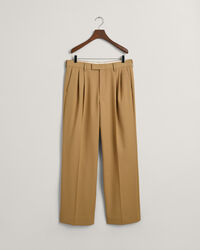 Pantalones de pinzas con pernera ancha