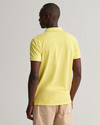 Polo de piqu&eacute; con cuello en contraste