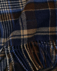 Bufanda tejida de cuadros