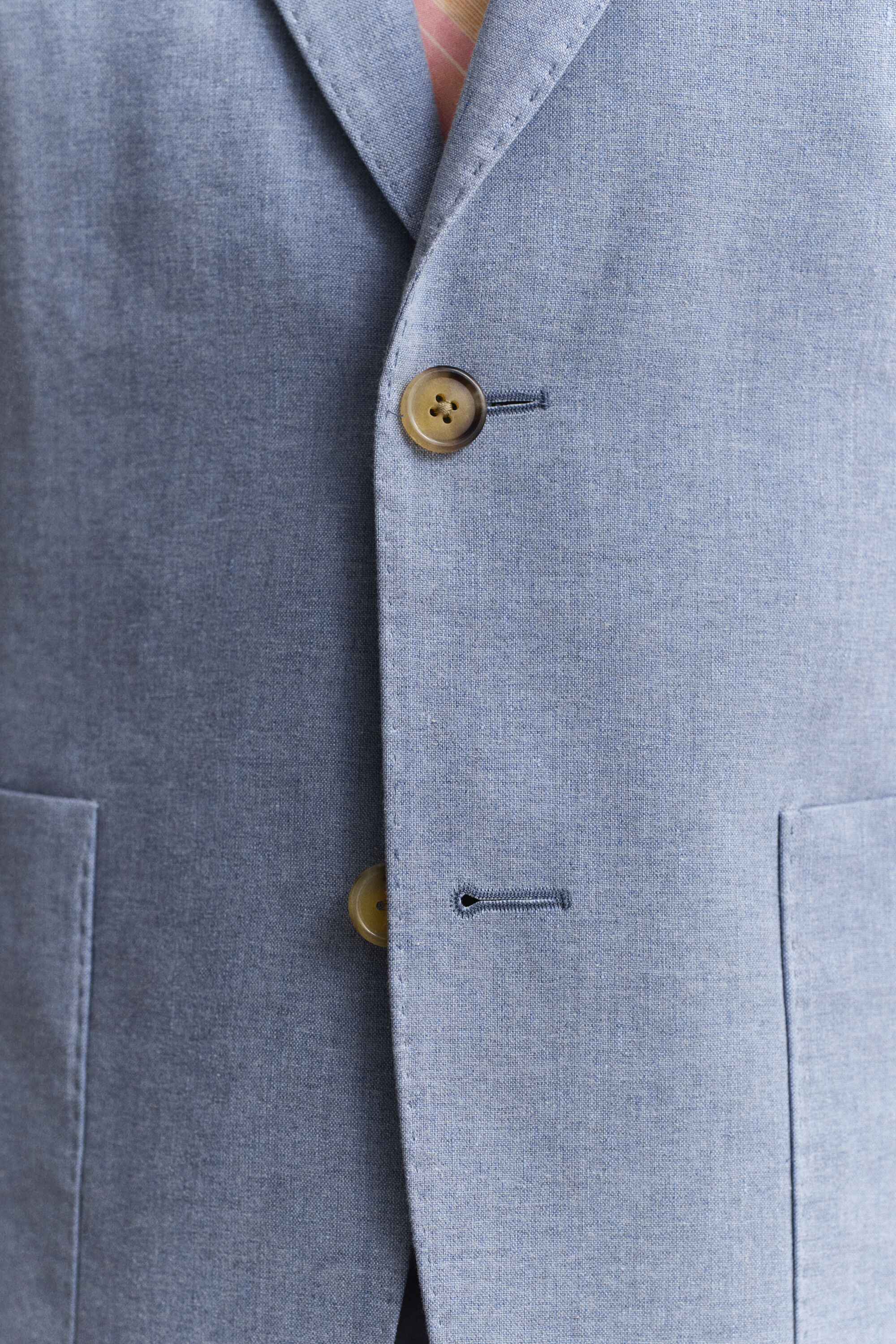 Chaqueta de traje de mezcla de lino