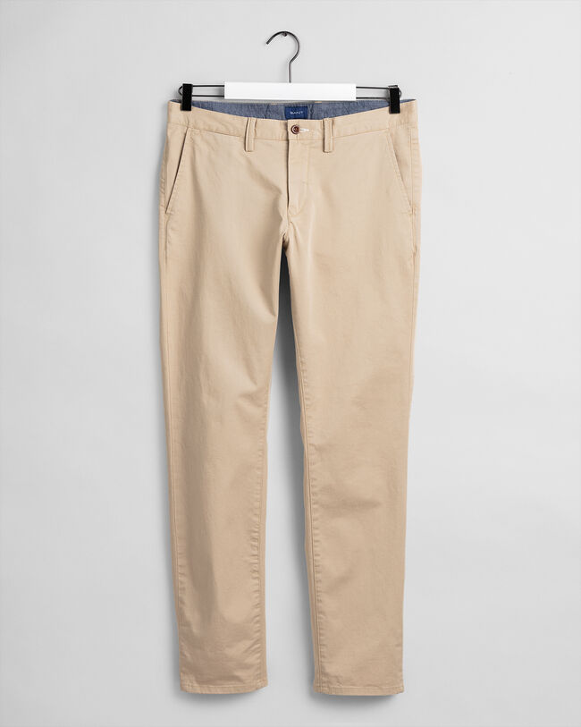 Pantalones chinos Slim Fit de sarga