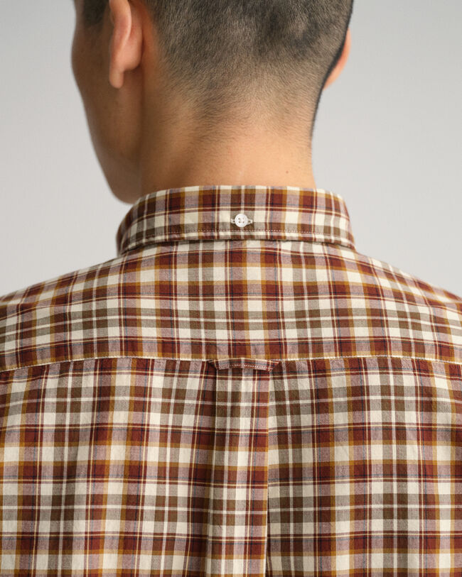 Camisa Regular Fit de velarte en tela escocesa