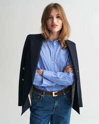 Camisa Regular Fit clásica de popelina a rayas