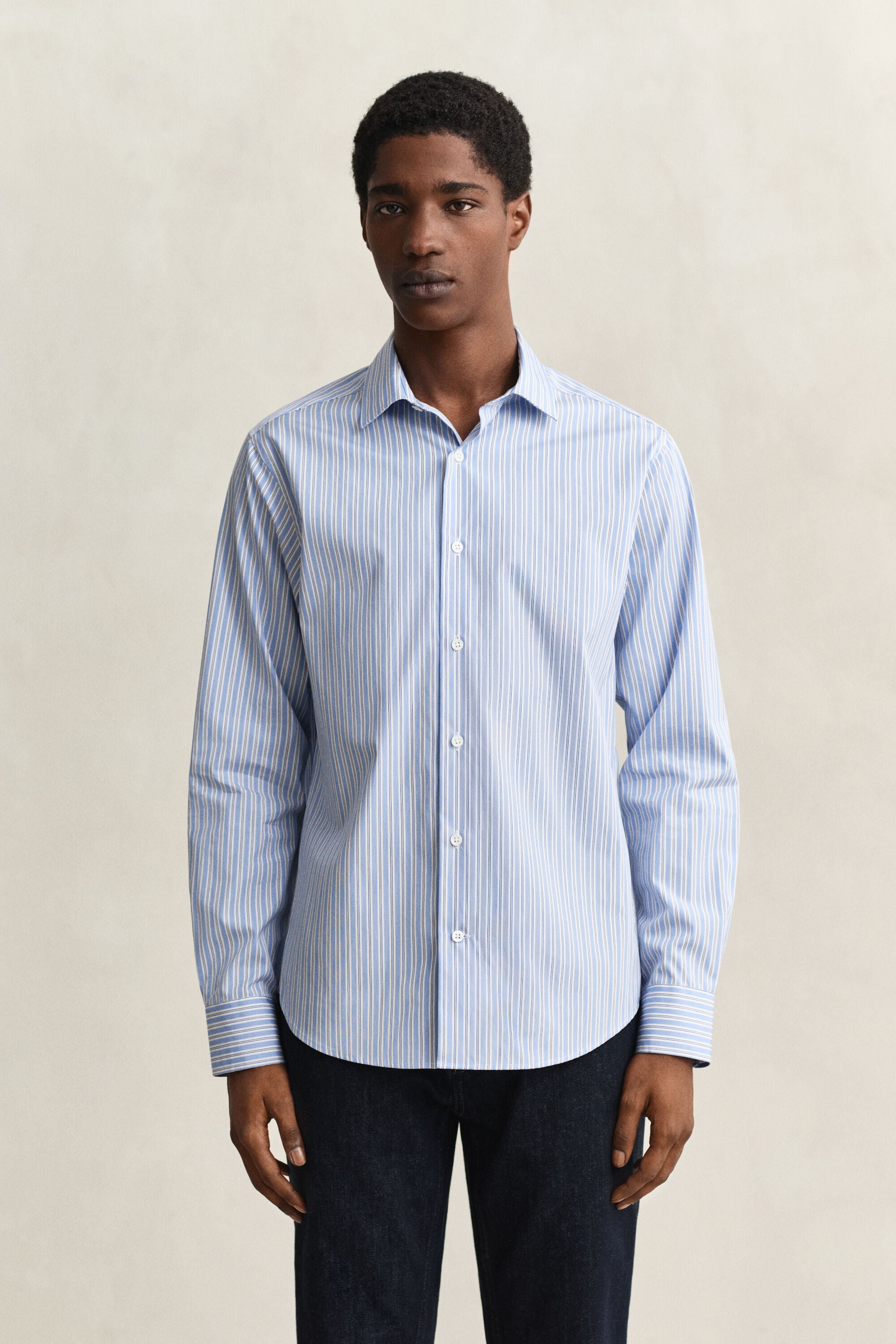 Camisa de vestir de popelina