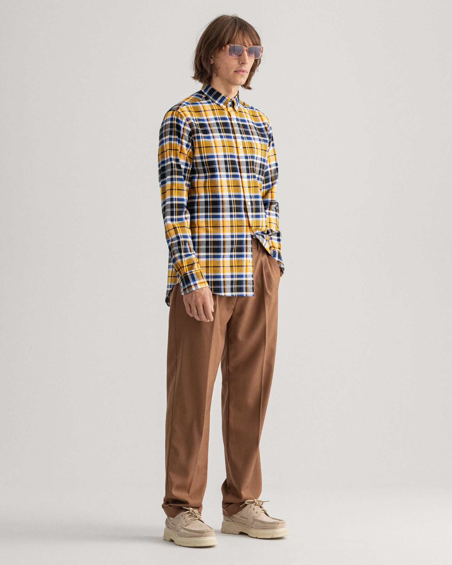 Camisa Oxford Regular Fit a cuadros