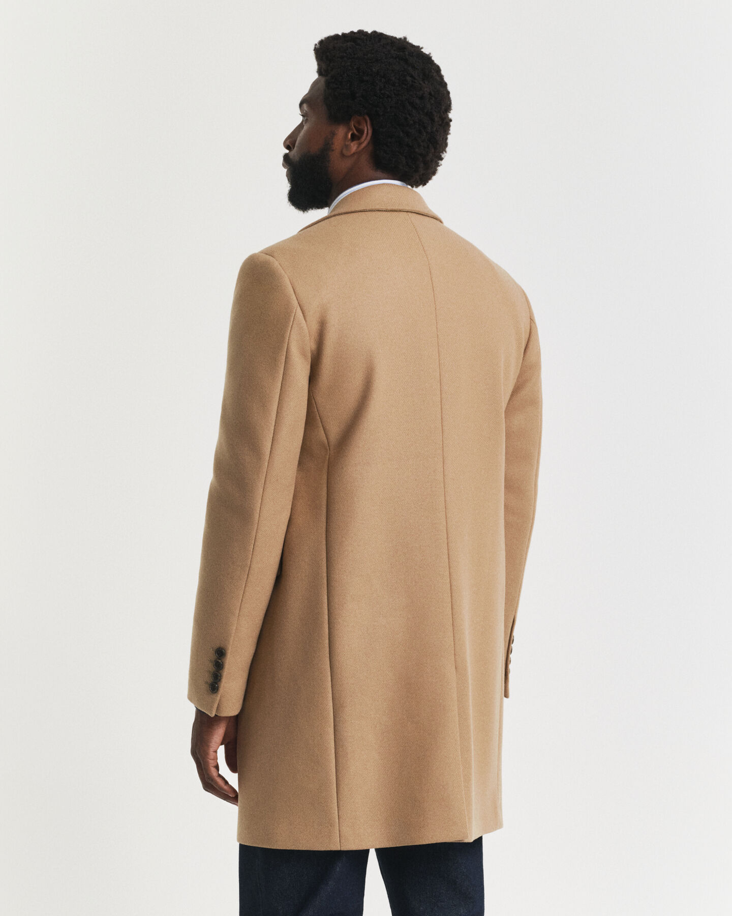 Abrigo de lana clásico