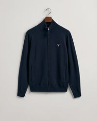 Cárdigan de lana de oveja muy fina con cremallera