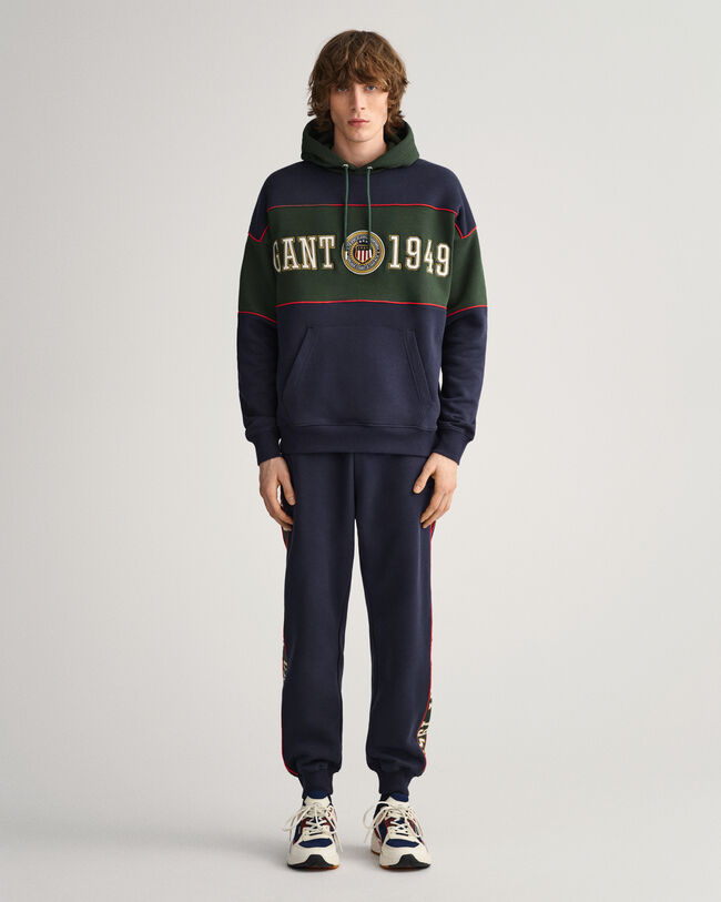 Pantalones de deporte con paneles laterales en contraste