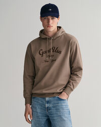 Sudadera con capucha Script Graphic