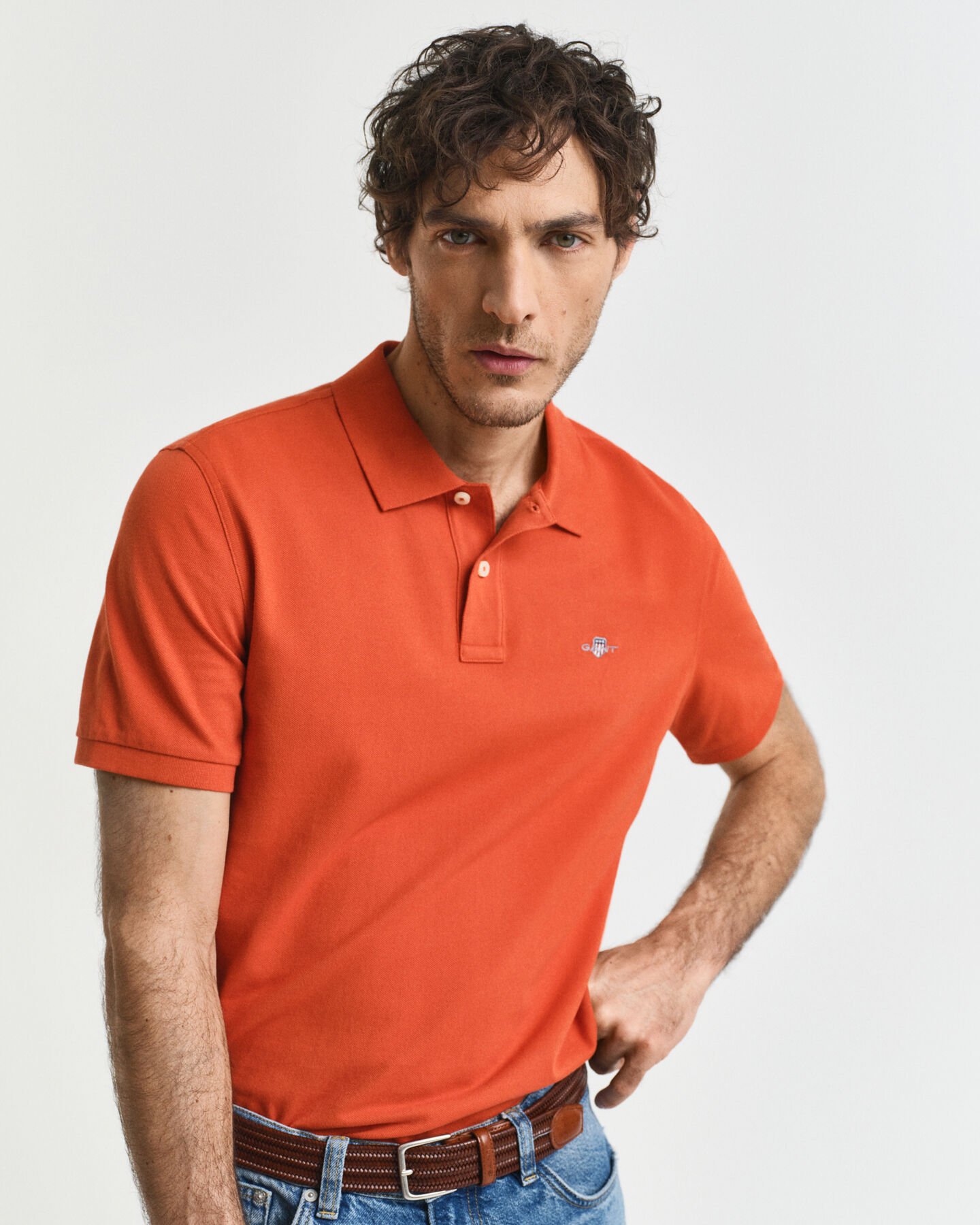 Polo de piqu&eacute; Regular Fit Shield