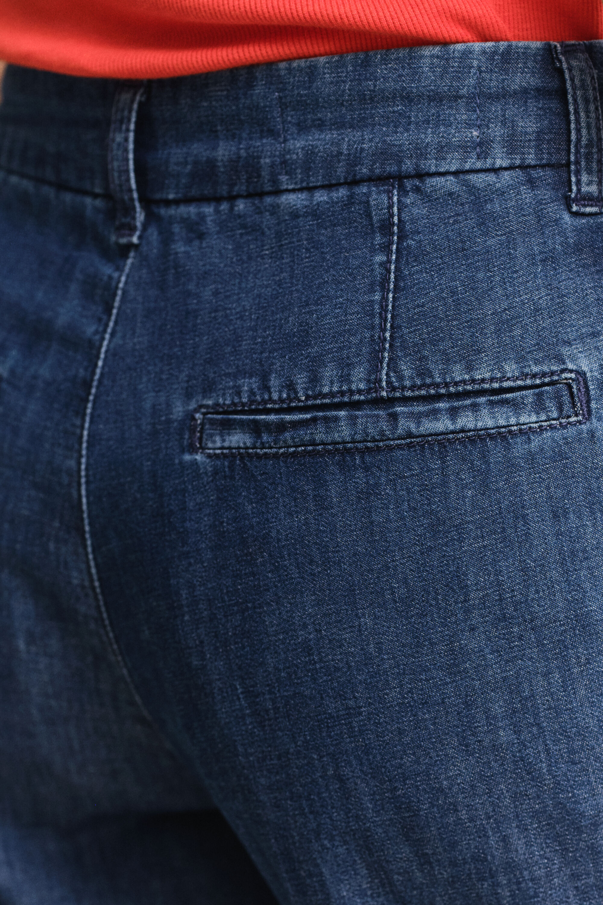 Vaqueros de algodón y lino