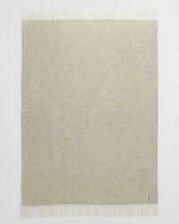 Colcha de lana con diseño de espiga