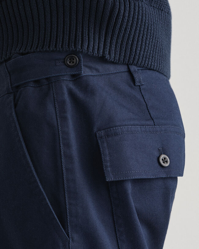 Pantalones chinos Tapered de algod&oacute;n