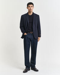 Jersey de cuello redondo en cachemir