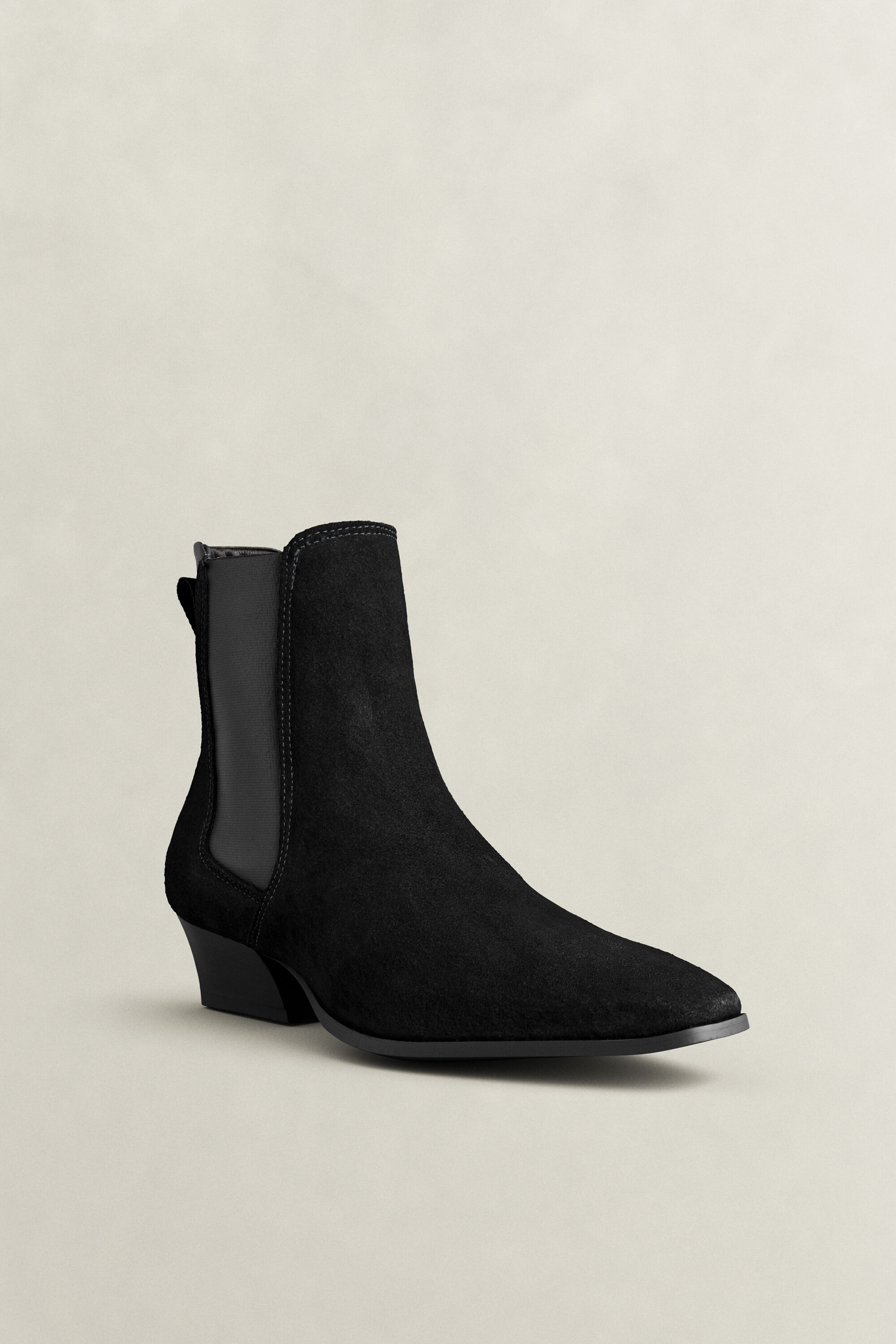 Botines Chelsea de ante Bassotte