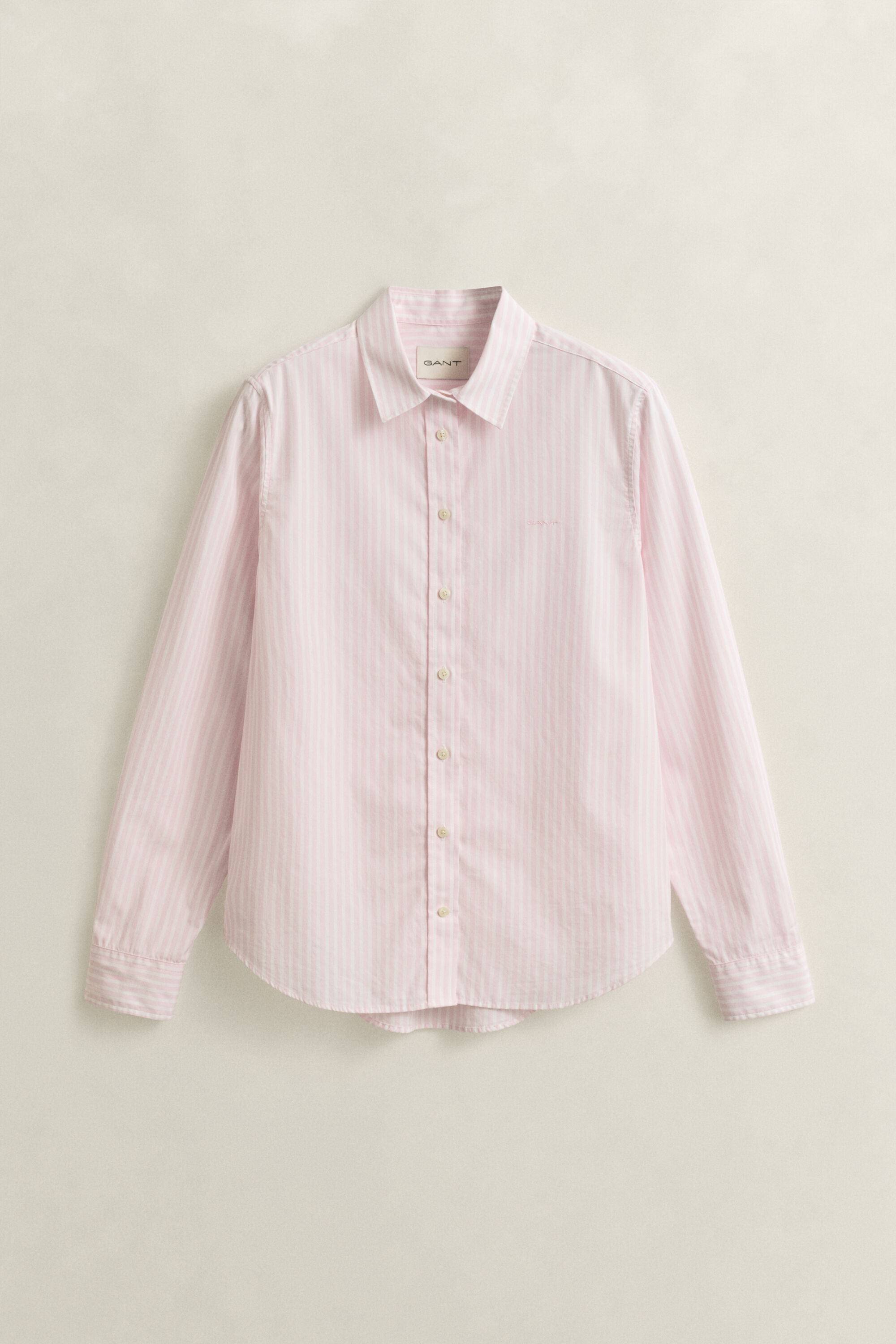 Camisa Regular Fit clásica de popelina a rayas