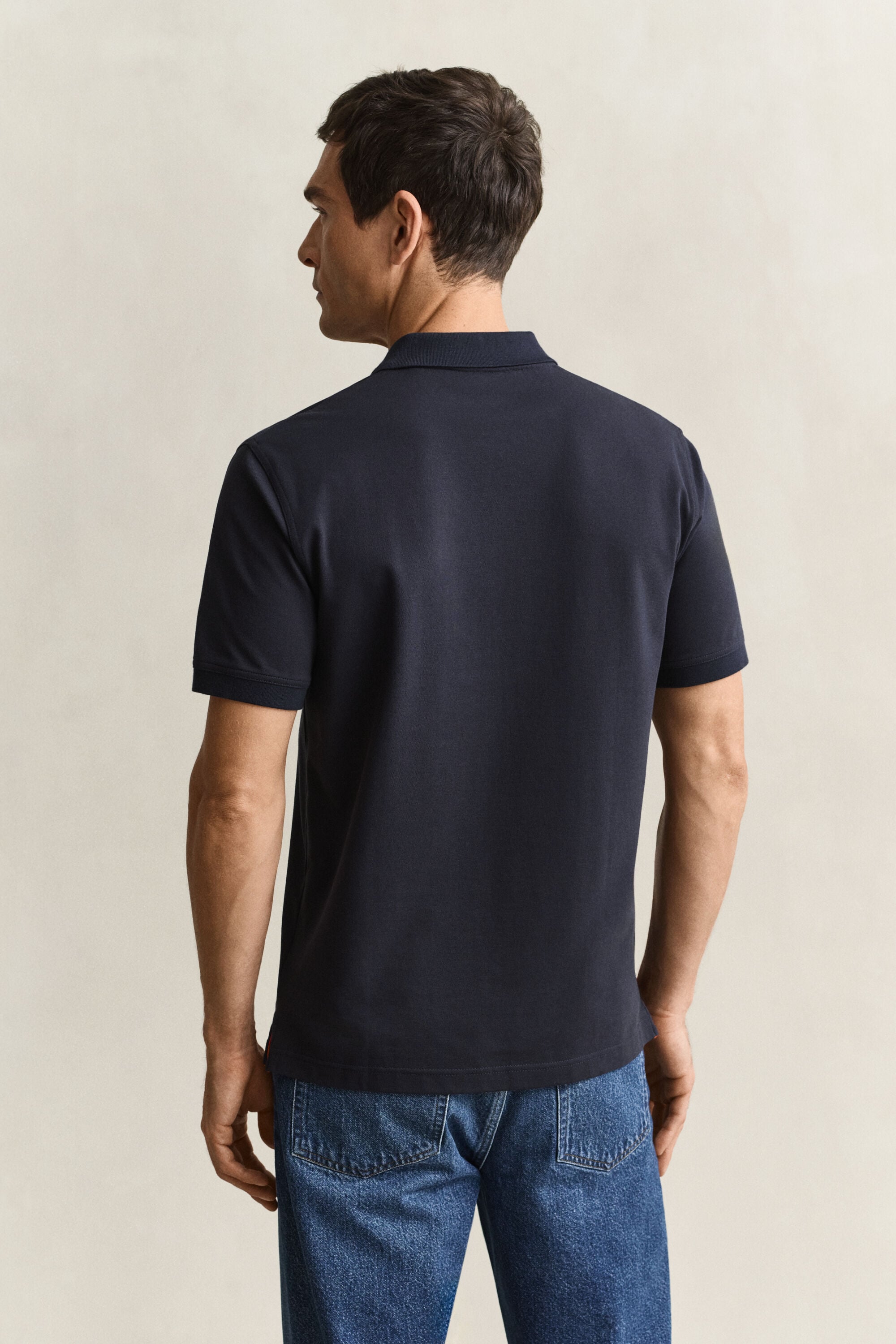 Polo de piqué en contraste