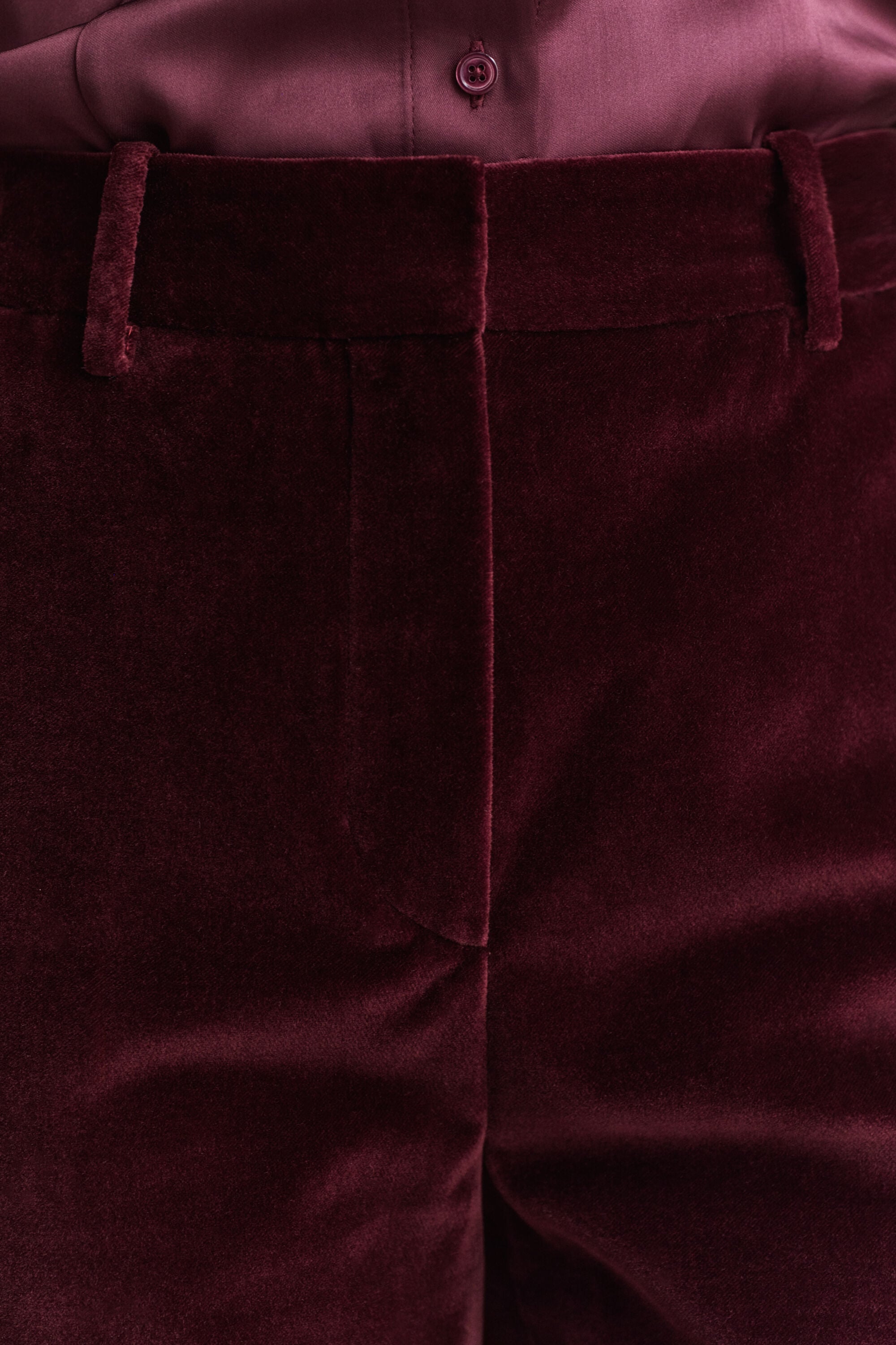 Pantalones de vestir de terciopelo