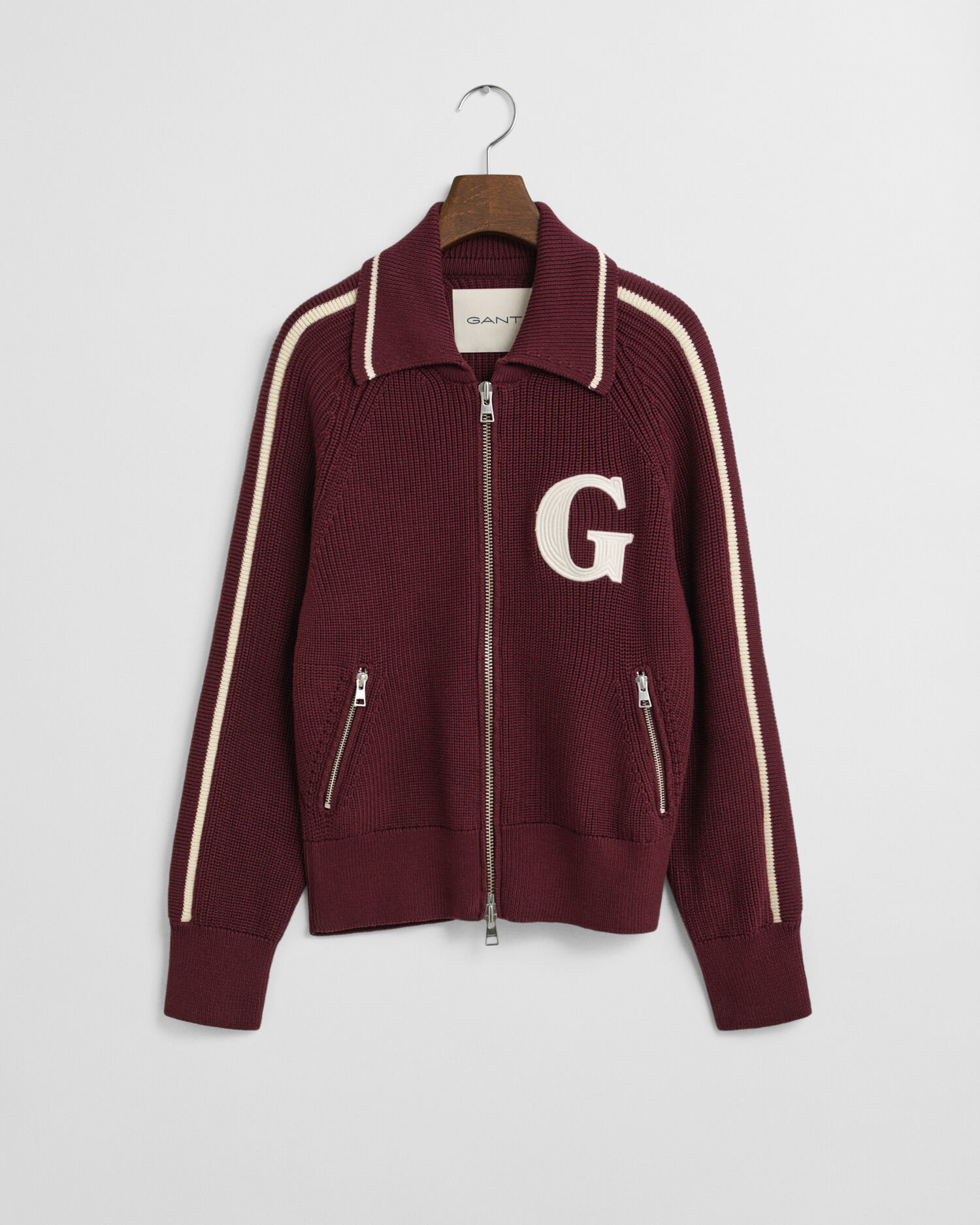 Cárdigan GANT Varsity con cremallera