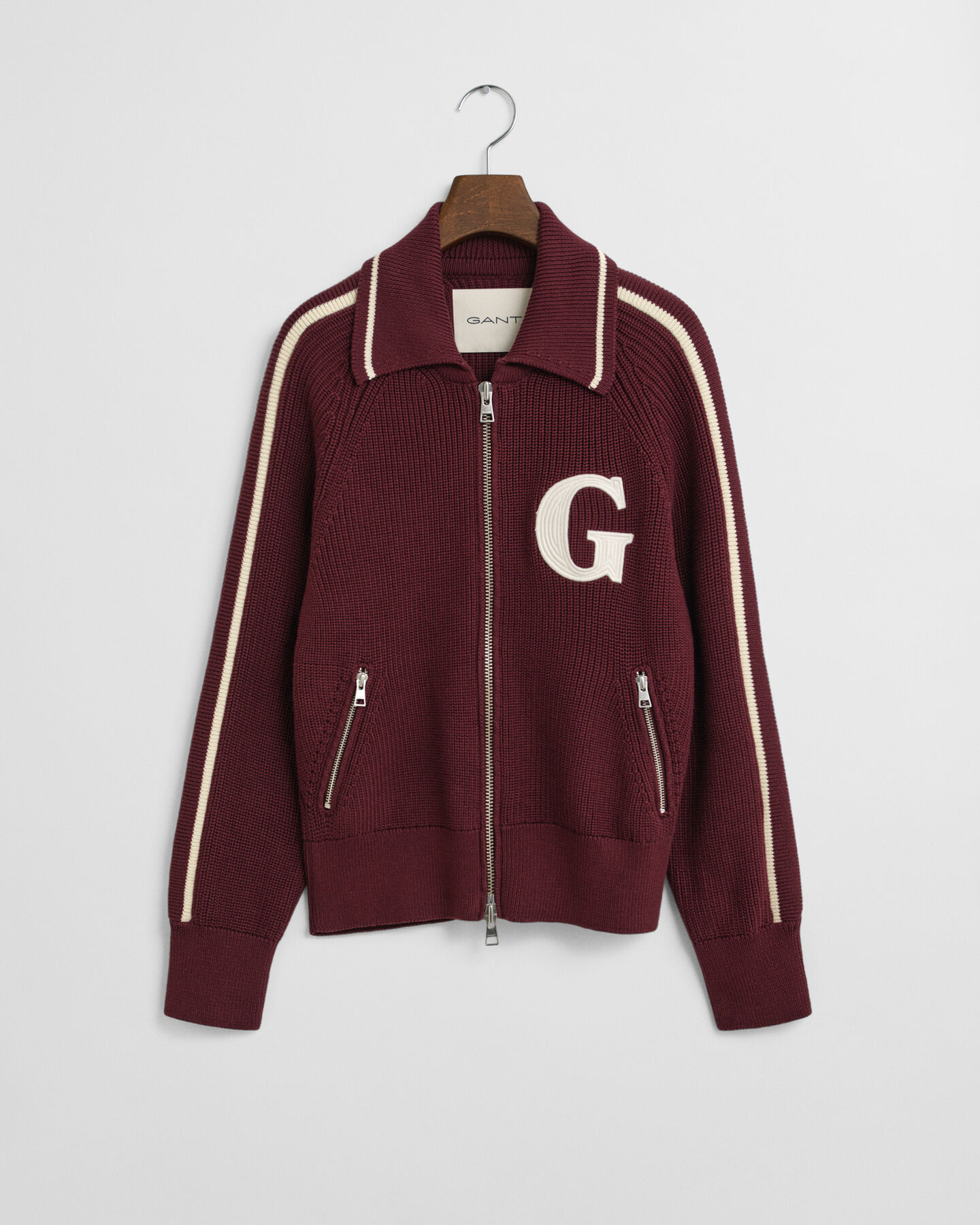 Cárdigan GANT Varsity con cremallera