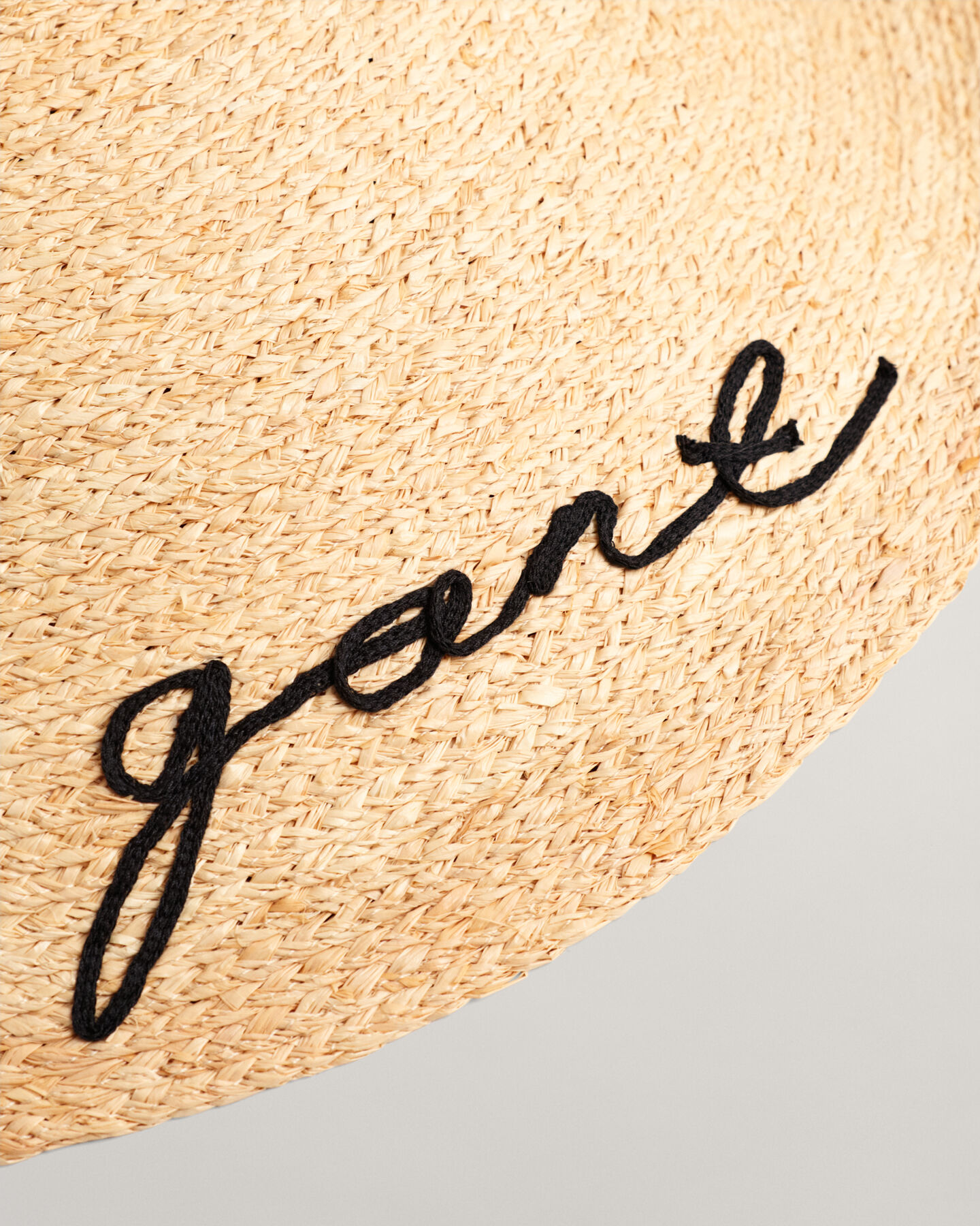Sombrero de playa de rafia