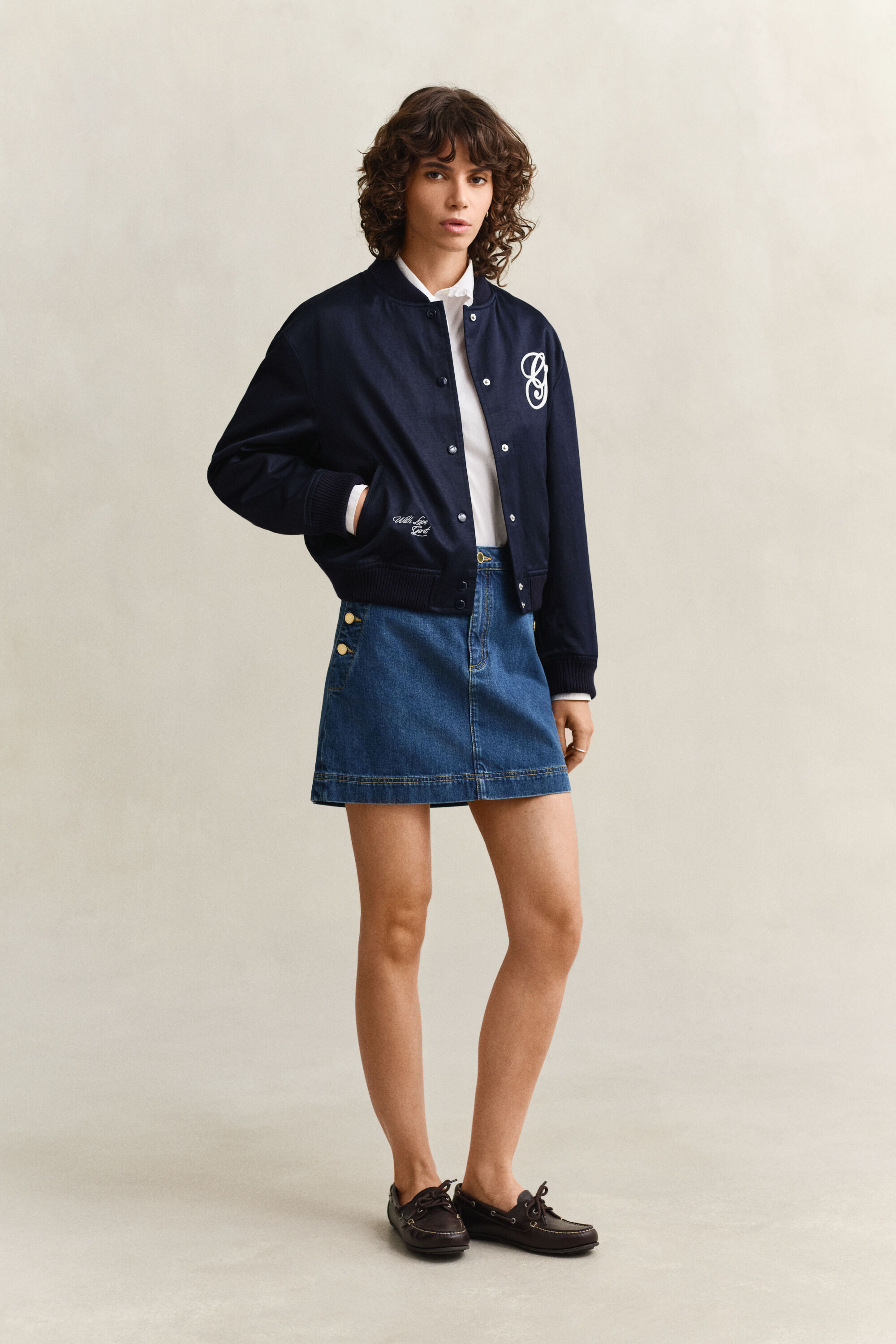 Camisa de algodón con volantes