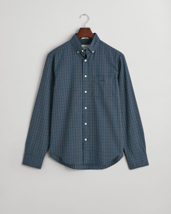 Camisa Oxford Regular Fit Archive Tattersall