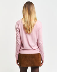 Jersey de cuello redondo en punto fino