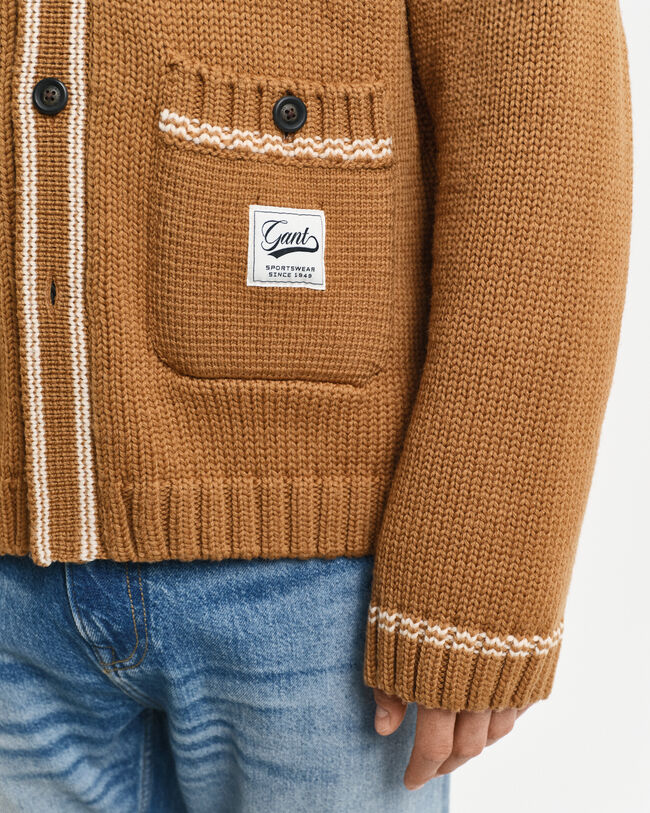 Cárdigan de lana con botones