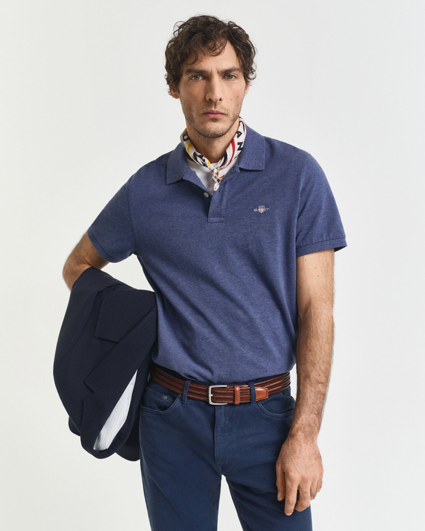 Polo de piqué Regular Fit Shield