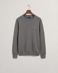 Jersey de cuello redondo y algod&oacute;n Texture