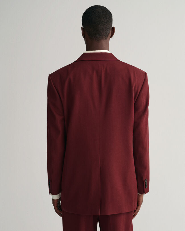 Americana de traje extragrande en sarga de lana