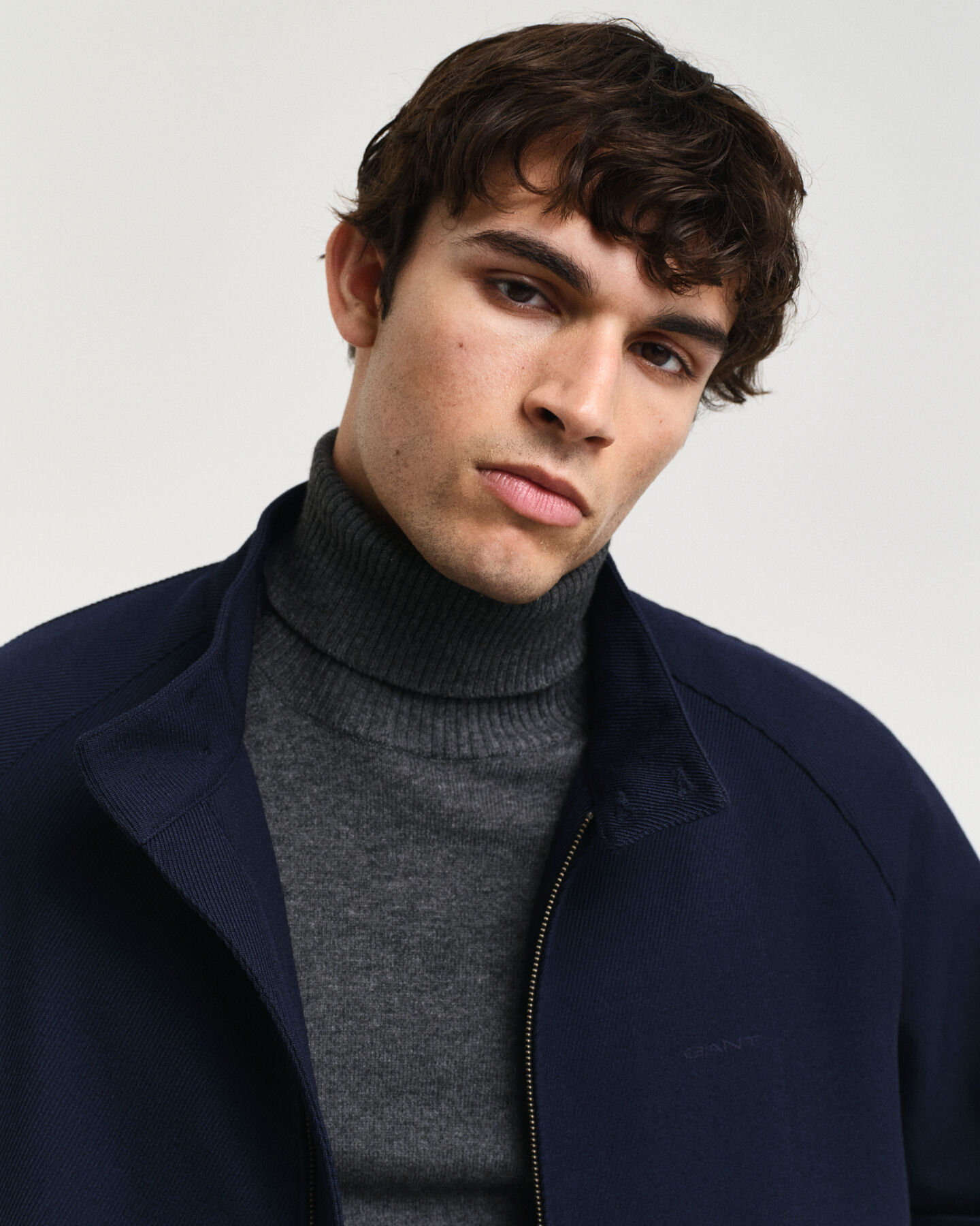 Cazadora Harrington en mezcla de lana