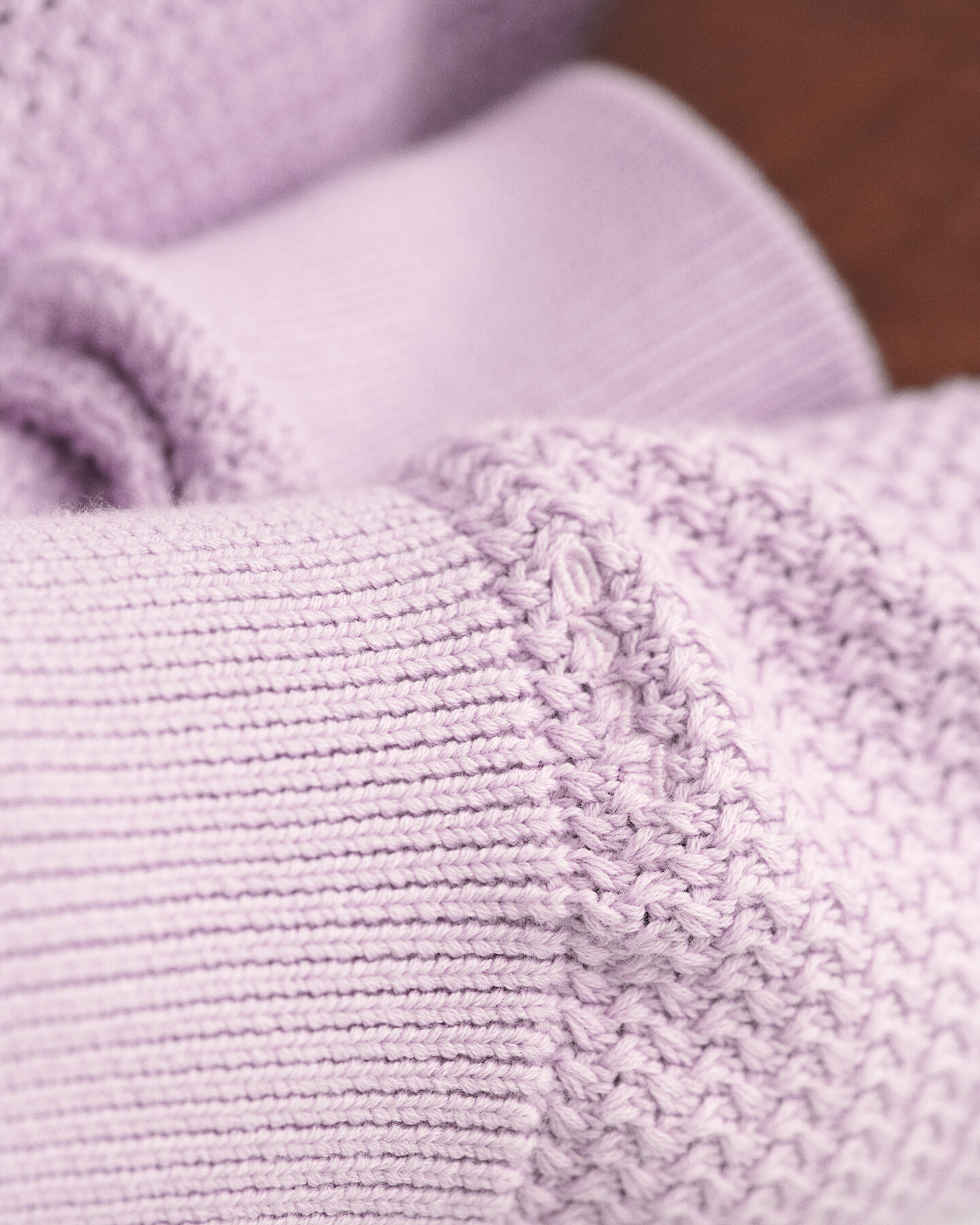 Jersey de algod&oacute;n con cuello de barco Textured