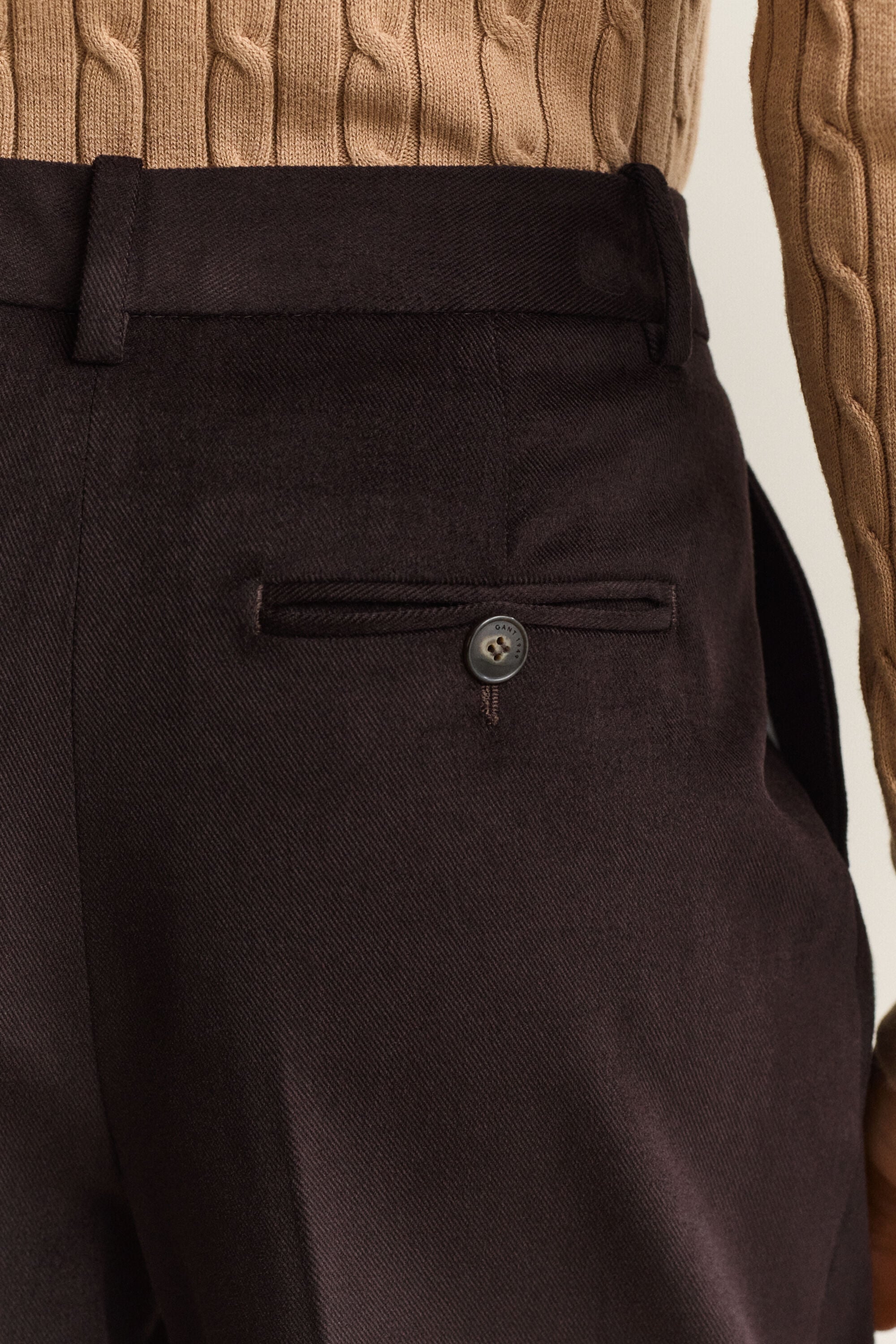 Pantalones de sarga aterciopelada
