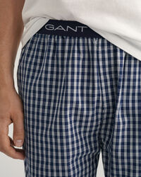Pantalones de pijama con microestampado de cuadros