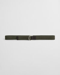 Cinturón tejido con efecto lavado