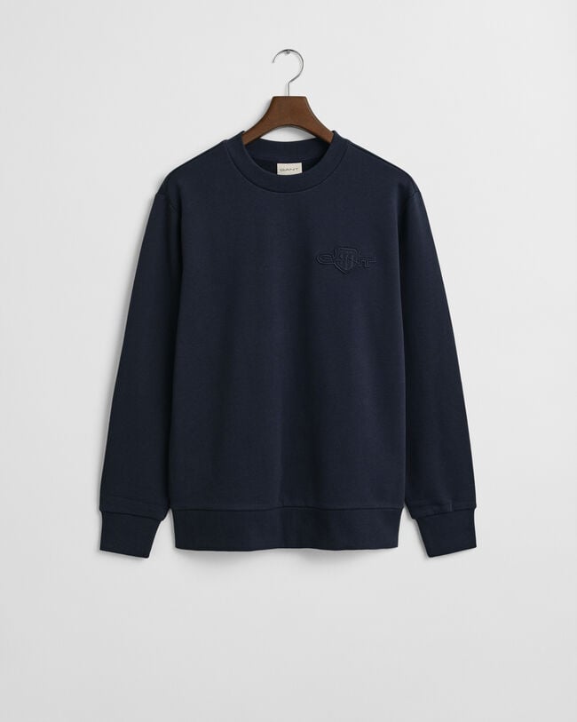 Sudadera Tonal Shield de cuello redondo