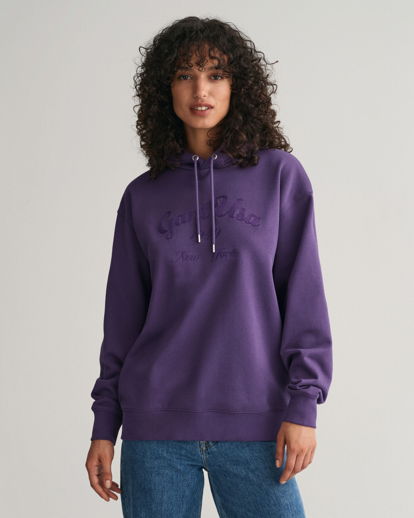 Sudadera con capucha Script Graphic