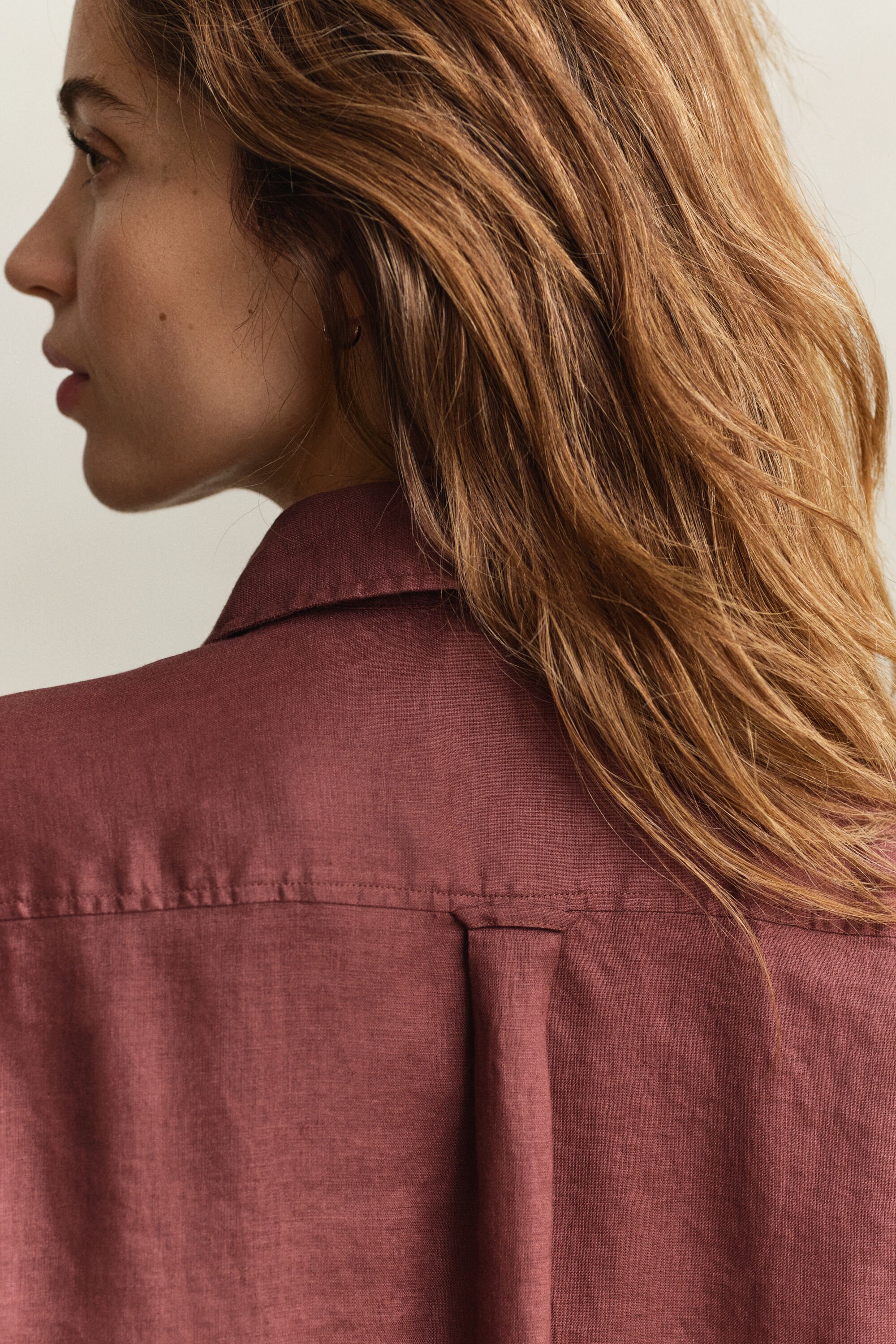 Camisa Relaxed Fit de lino