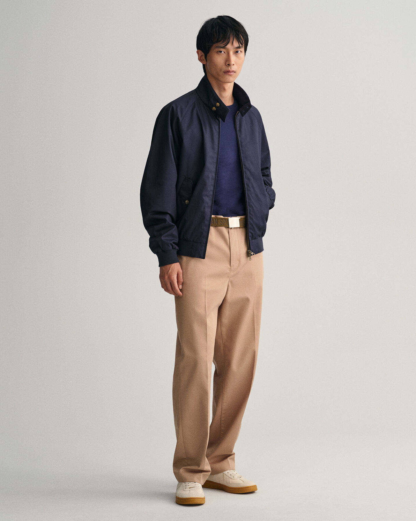 Cazadora Harrington de algodón