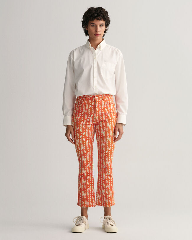 Vaqueros tobilleros Chain Print