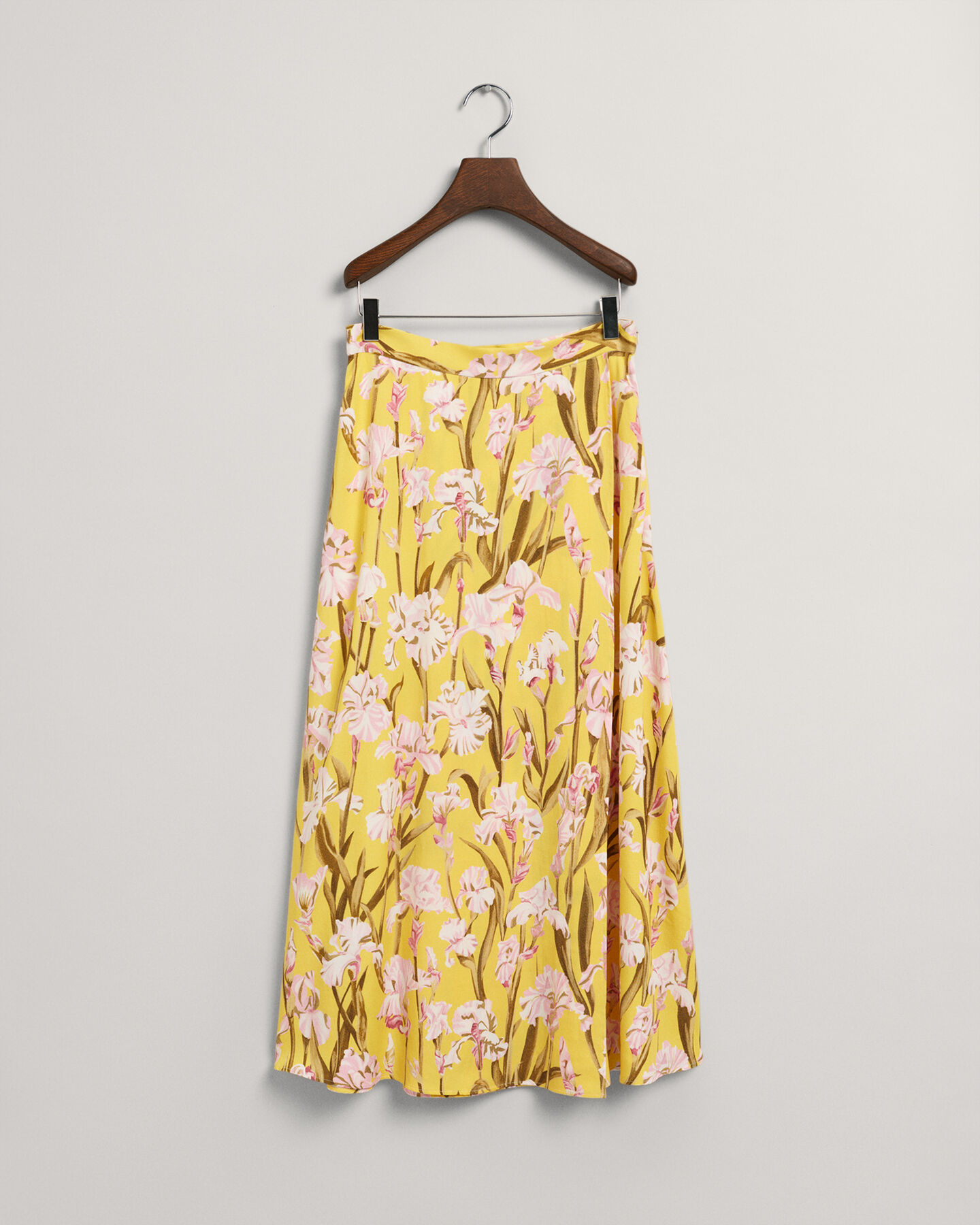 Falda cruzada con estampado Iris