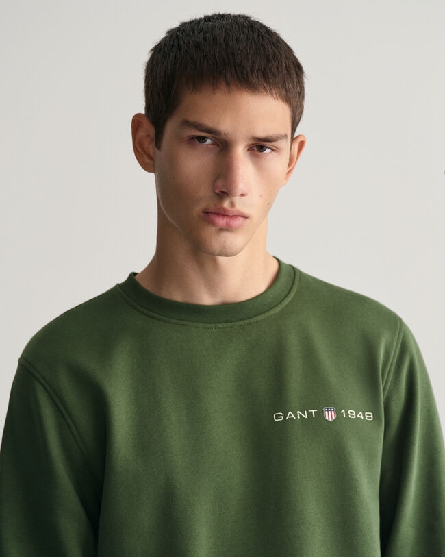 Sudadera de cuello redondo estampada Graphic