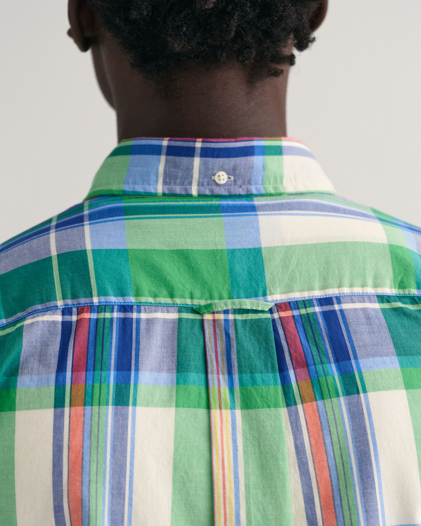 Camisa Regular Fit de manga corta Madras